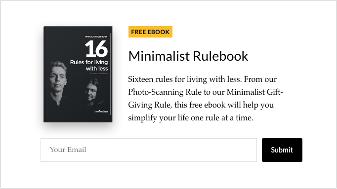 Screenshot of the Minimalist rulebook