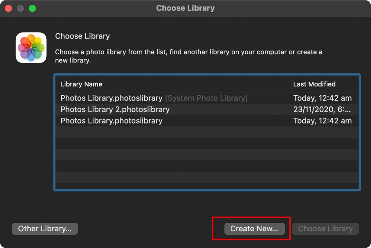 how do you change iphoto library location