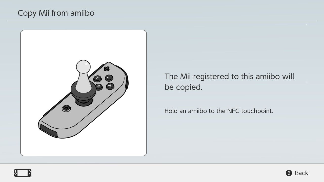 Nintendo Switch Mii Amiibo
