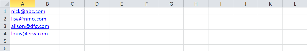 Other delimiters in MS Excel