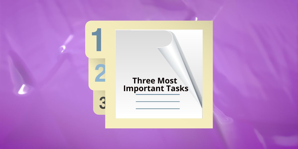 Illustration of how to prioritize tasks through MIT