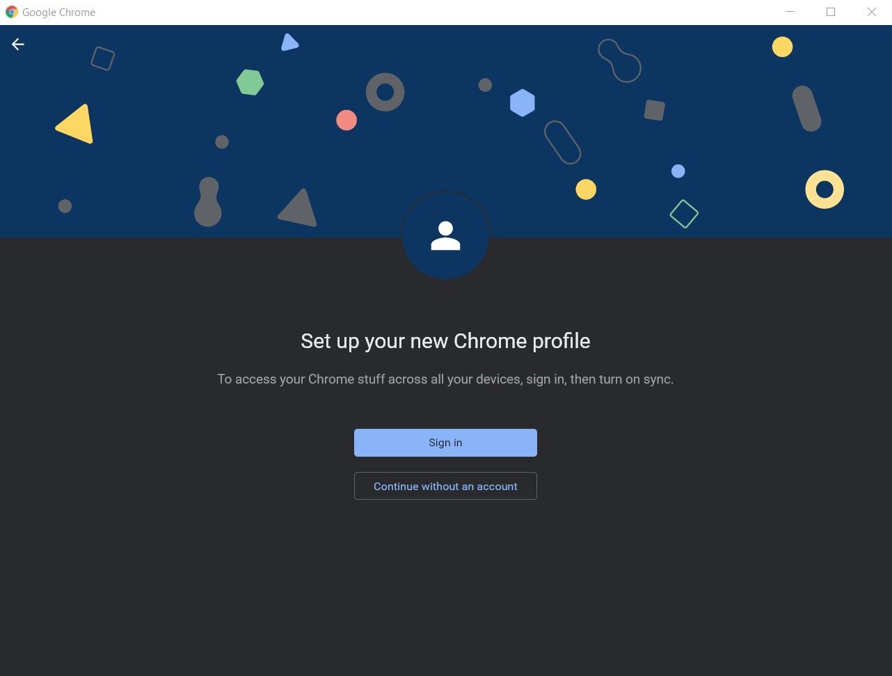 Chrome profiles