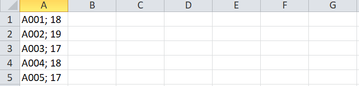Semicolon delimiter - Come dividere le celle di Excel utilizzando un delimitatore