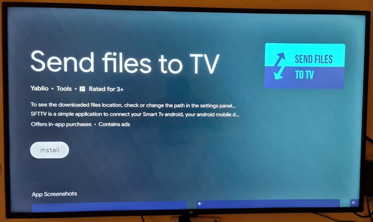Send Files to TV app Android TV - Come caricare le app su Android TV