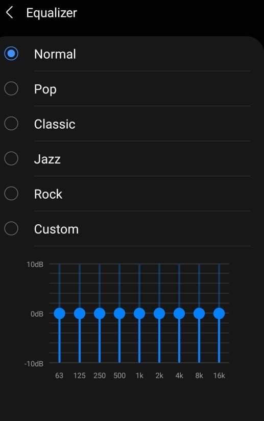 Spotify Android Equalizer