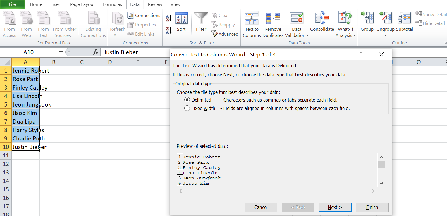 how-to-split-excel-cells-using-a-delimiter