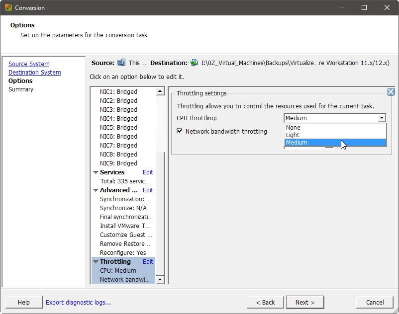 Throttling Virtual Machine for Improved Multitasking