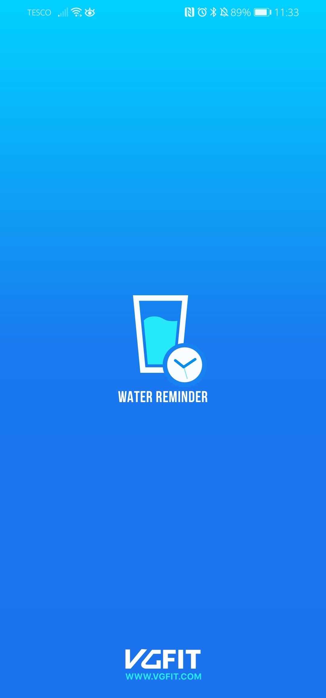Water Reminder app