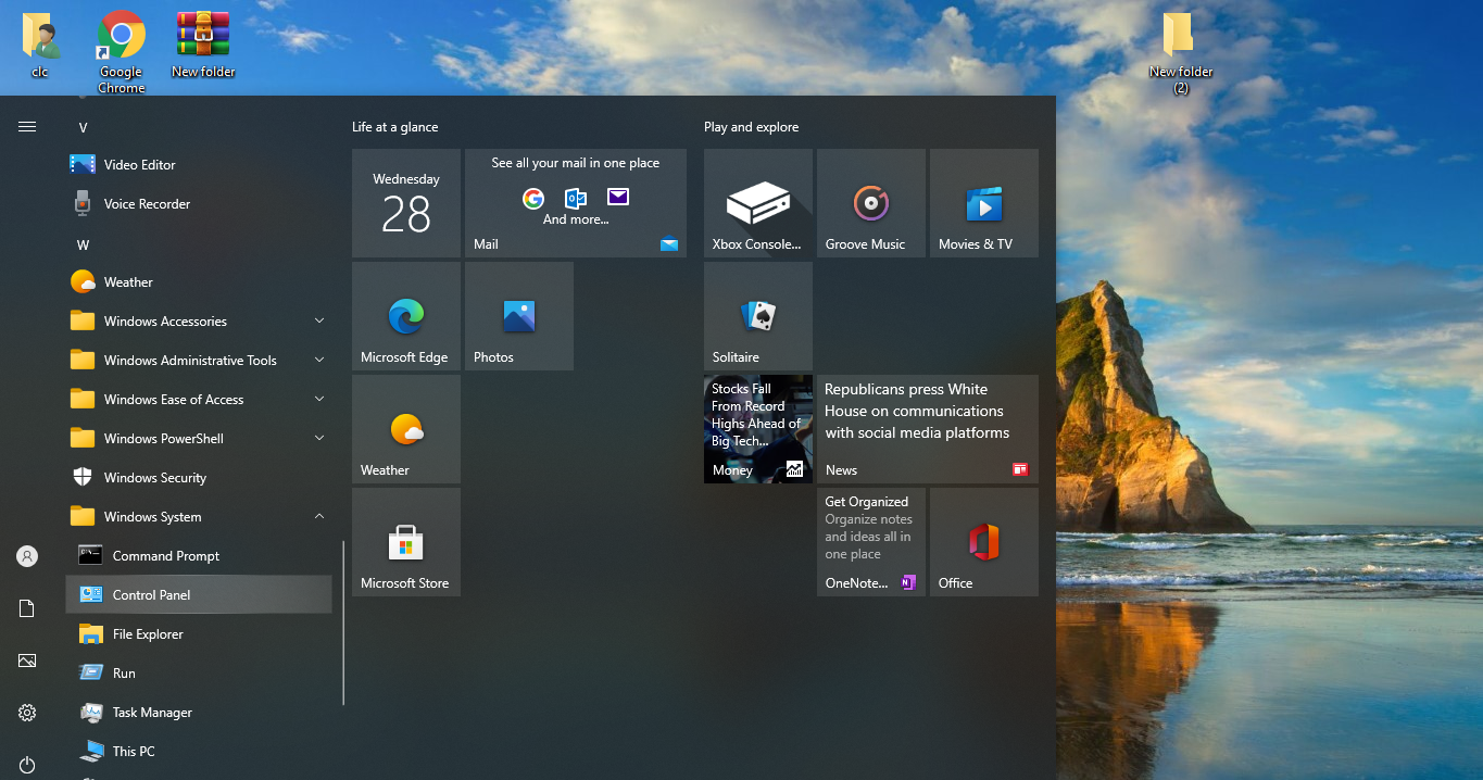 Windows-Startup-Menu
