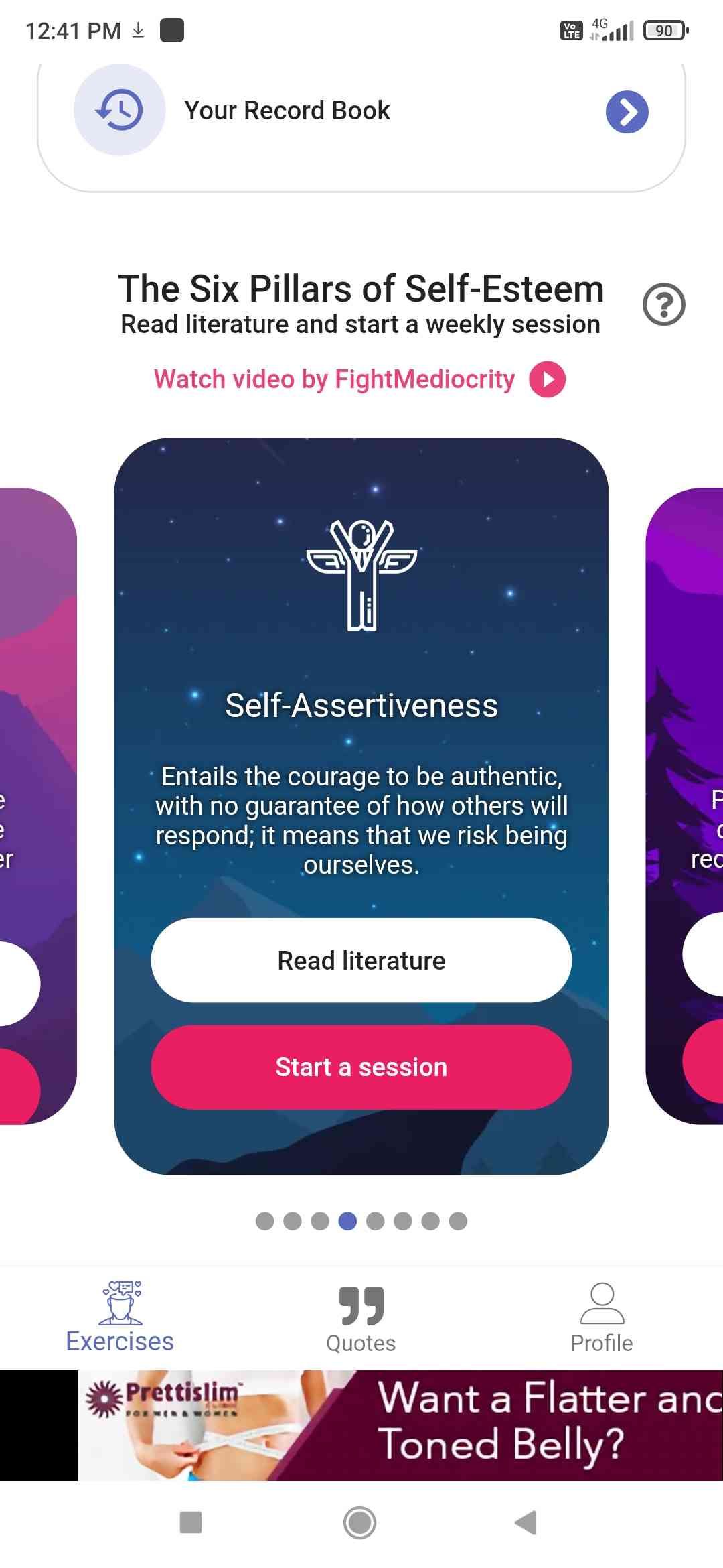 Dr. Nathaniel Branden's iconic book the 6 Pillars of Self Esteem is now available as an app that builds your confidence based on these foundations.