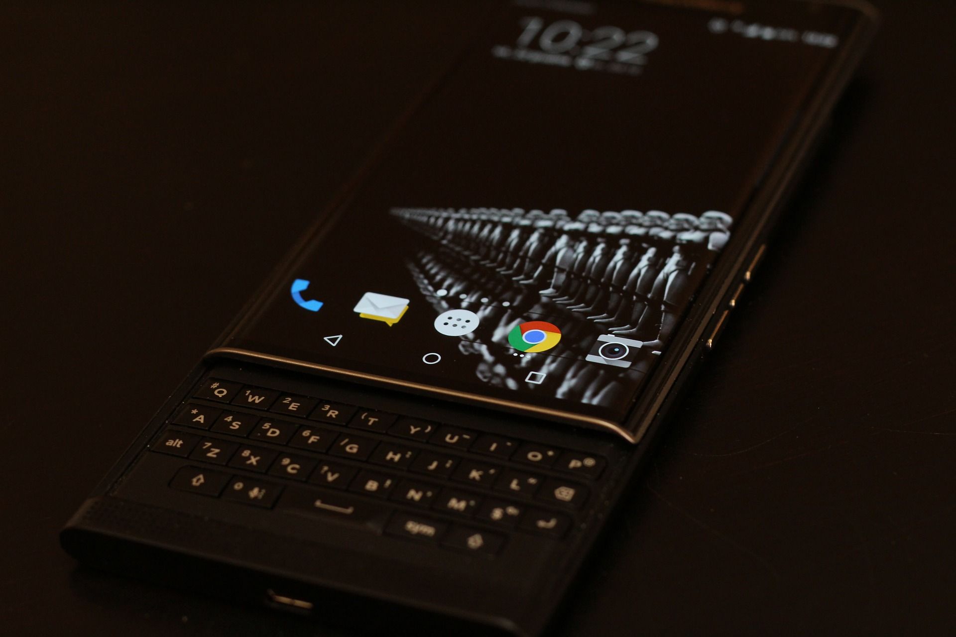 Photo of a Blackberry keyboard