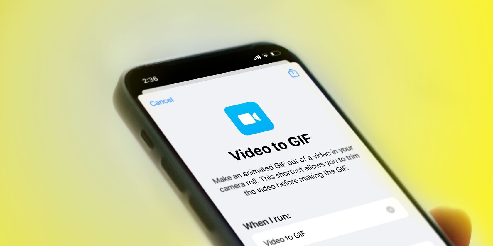 How to Make a GIF From Your iPhone Videos Using Shortcuts