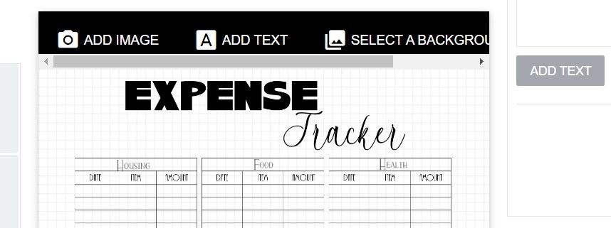 custom expense tracker