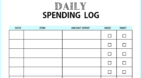 free printable expense tracker templates