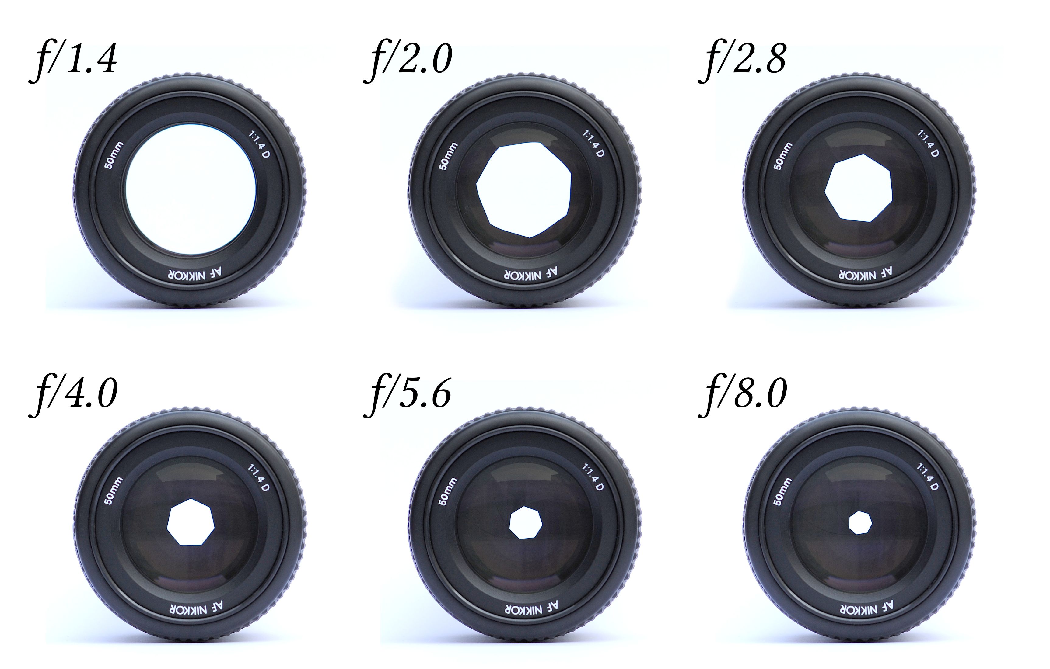 Was ist Aperture in der Fotografie? Wie man die Kamerablende versteht - different lens apertures