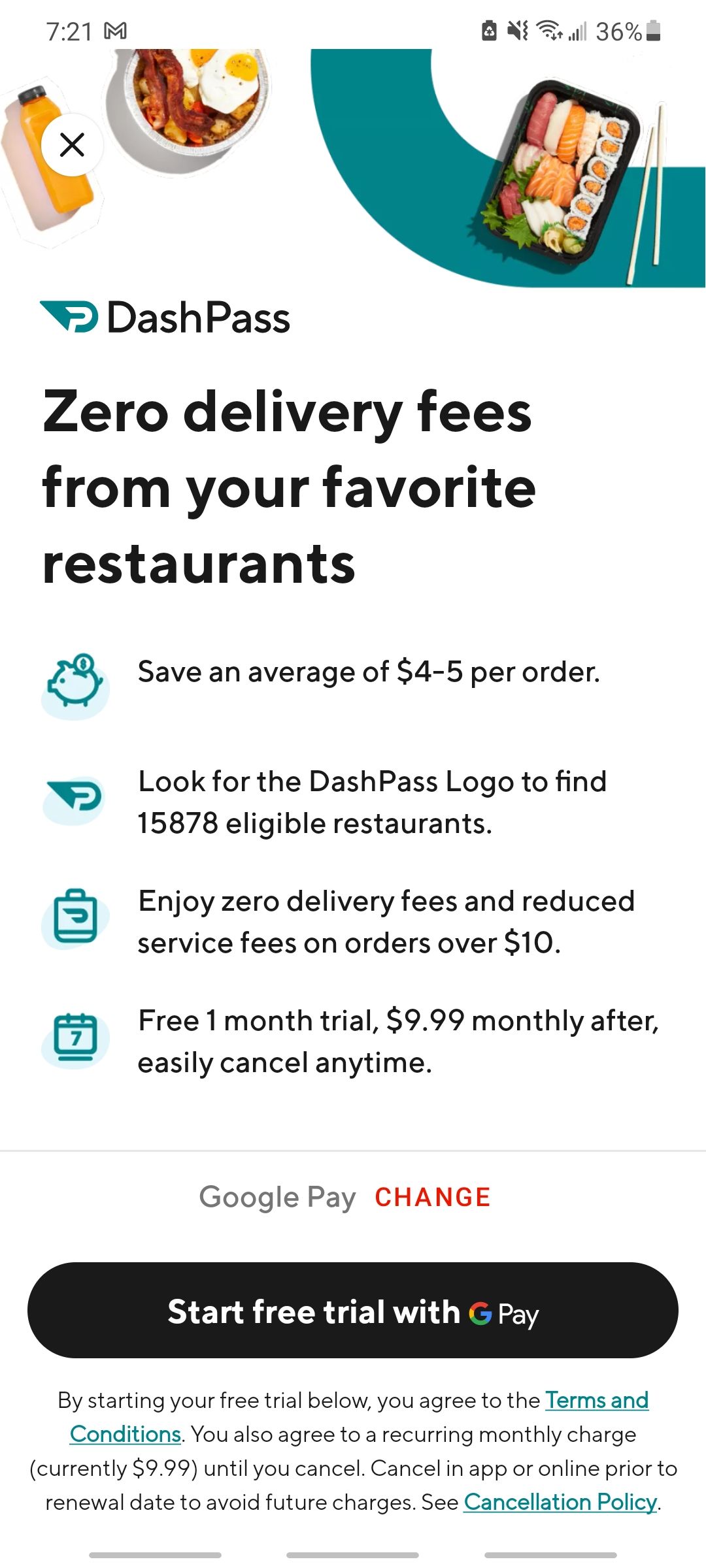 doordash dash pass eliminates delivery fees