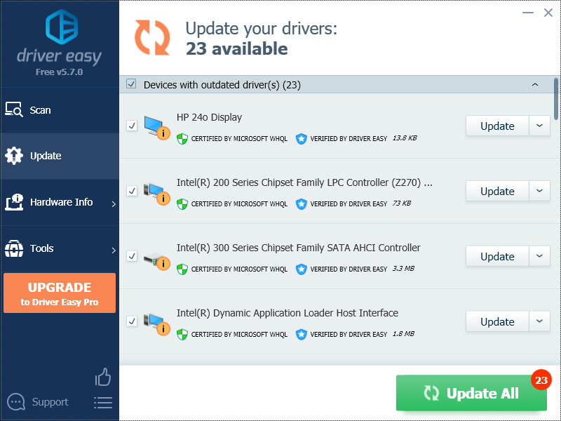 driver easy screenshot - I 5 migliori programmi di aggiornamento driver gratuiti per Windows