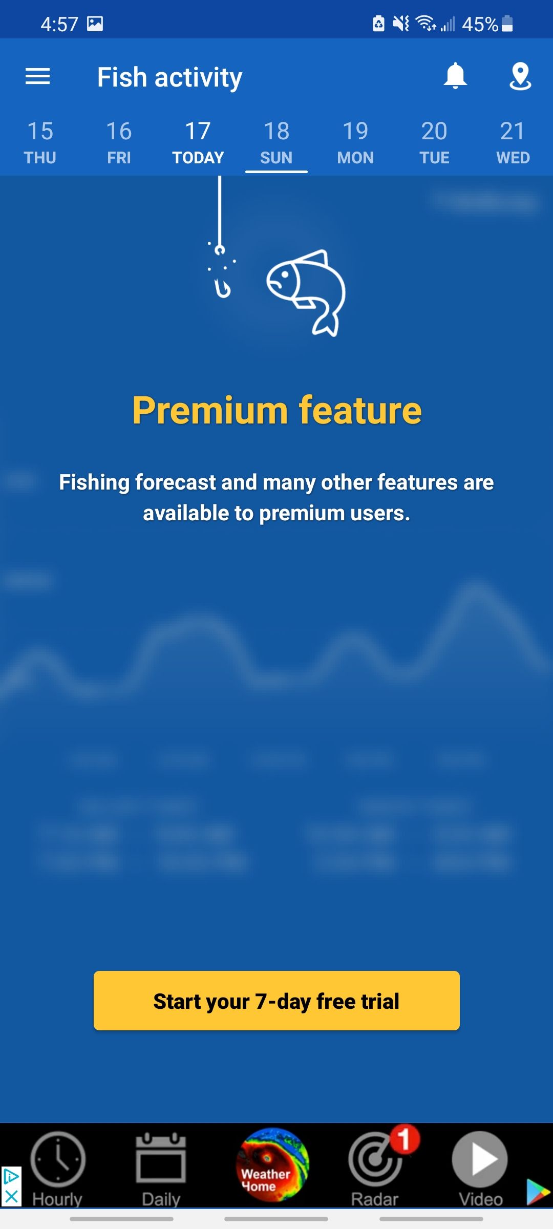 1 Fishing Forecast App in the World