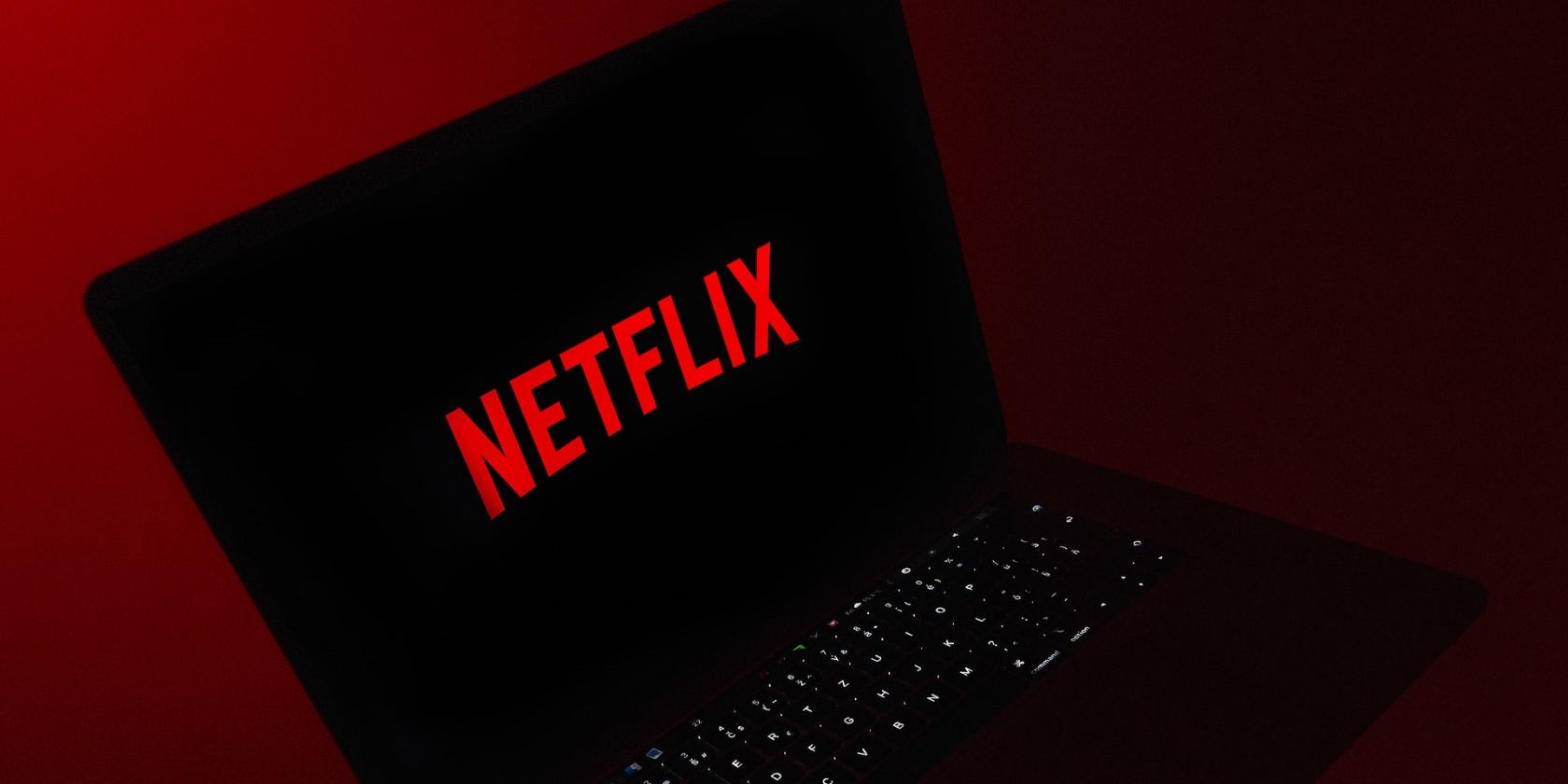 Netflix running on a laptop