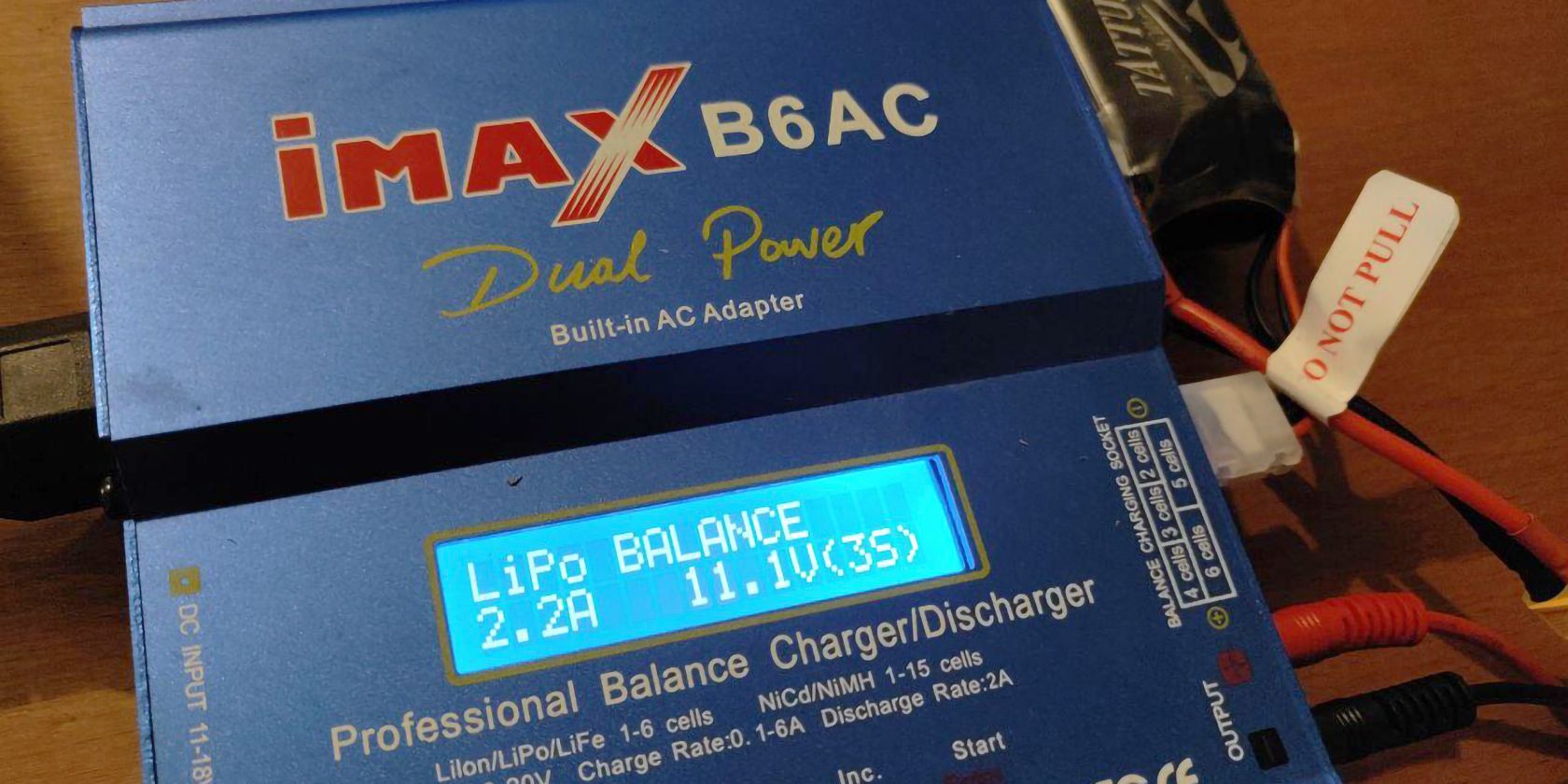 An iMAX LiPo balance charger