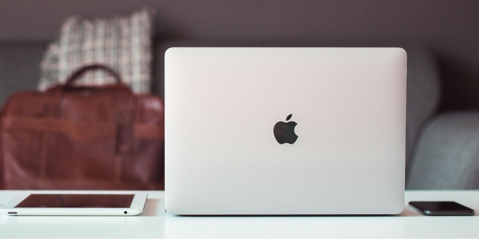 Photo of a Mac on a desk