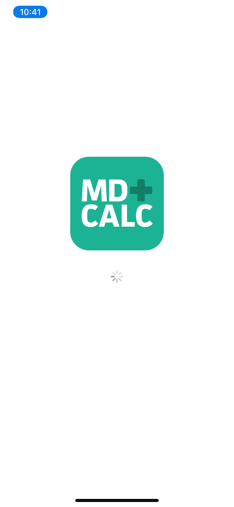 mdcalc startup page