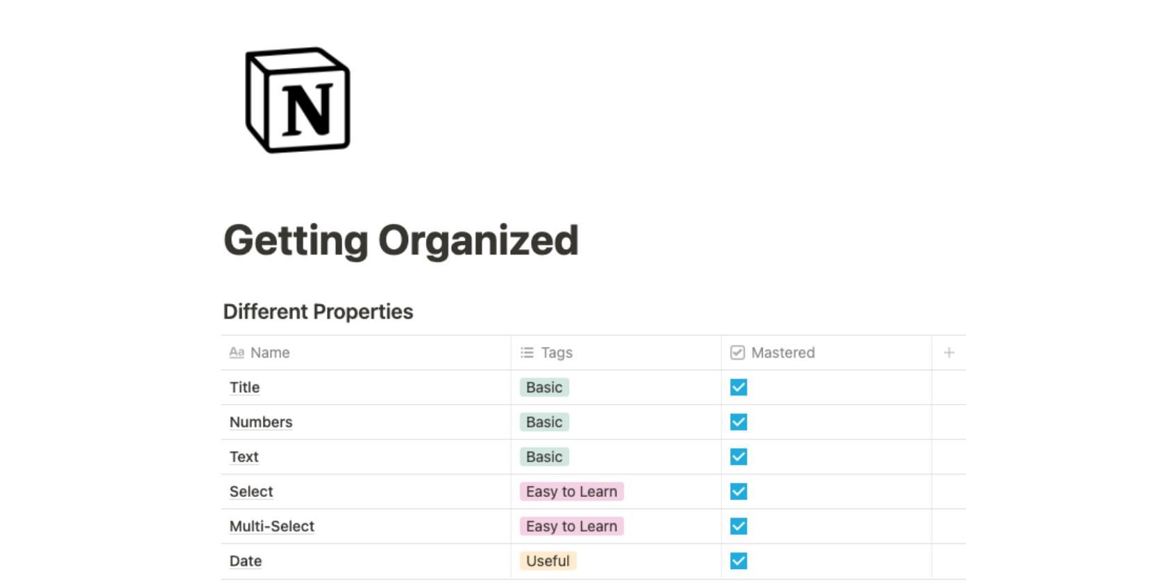 A Beginner's Guide to Using Database Properties in Notion