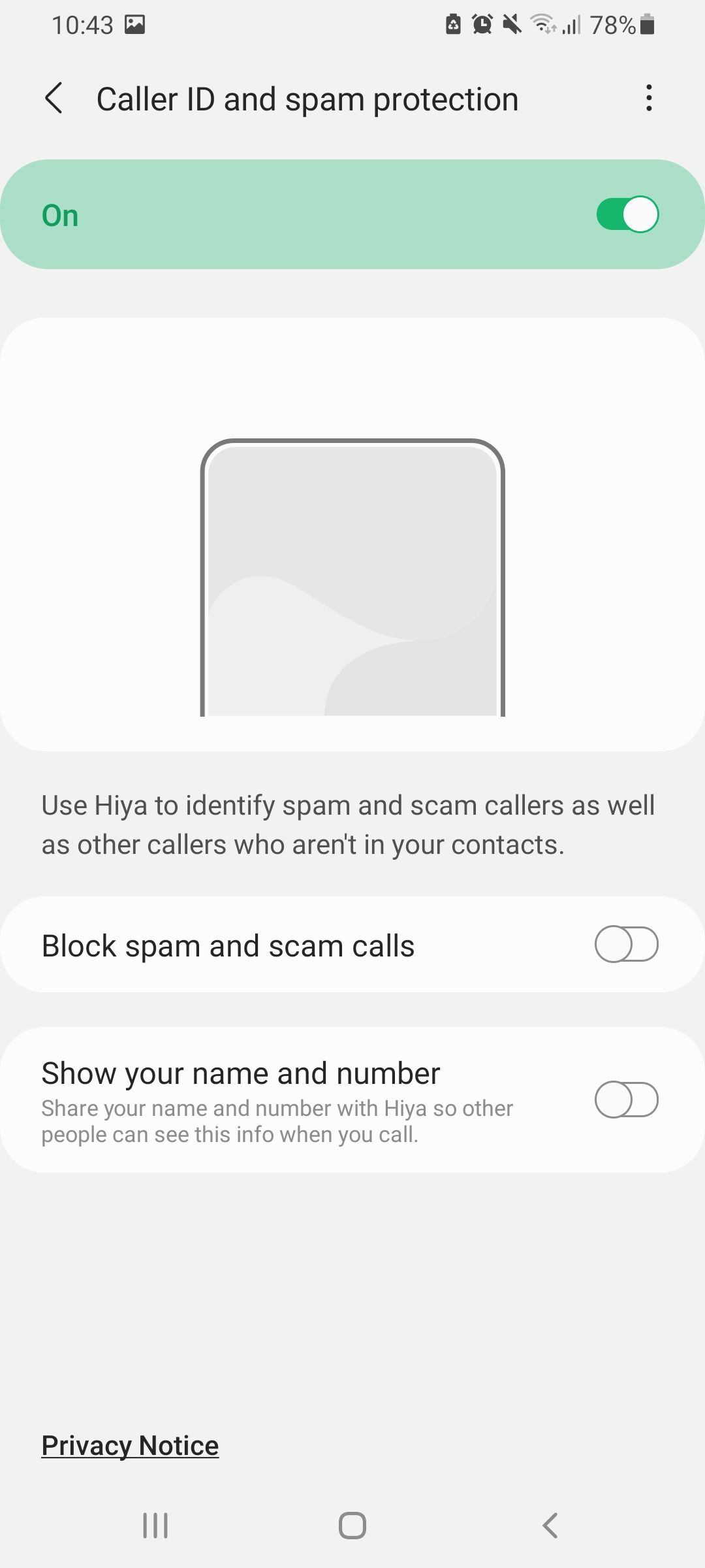 phone by google spam protection
