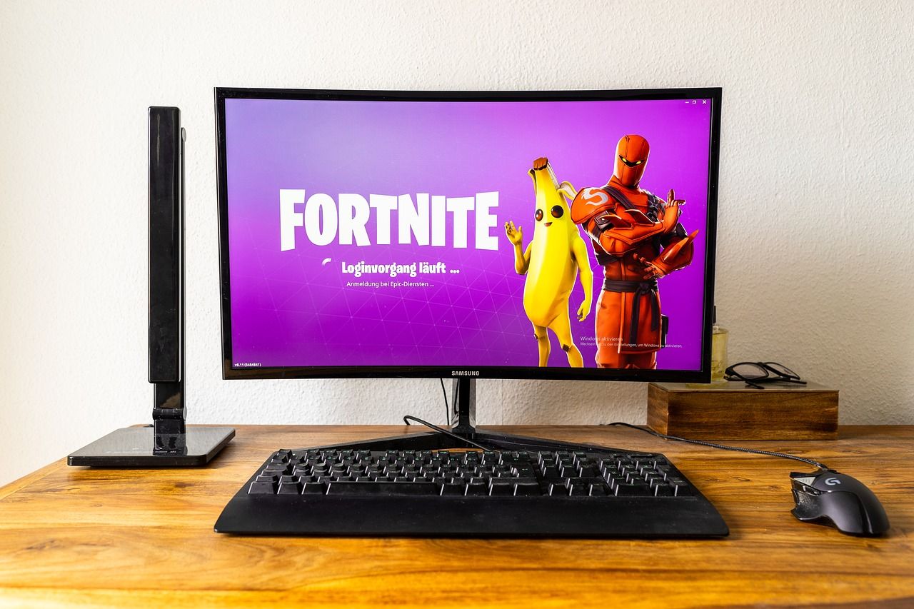 playing fortnite on a PC