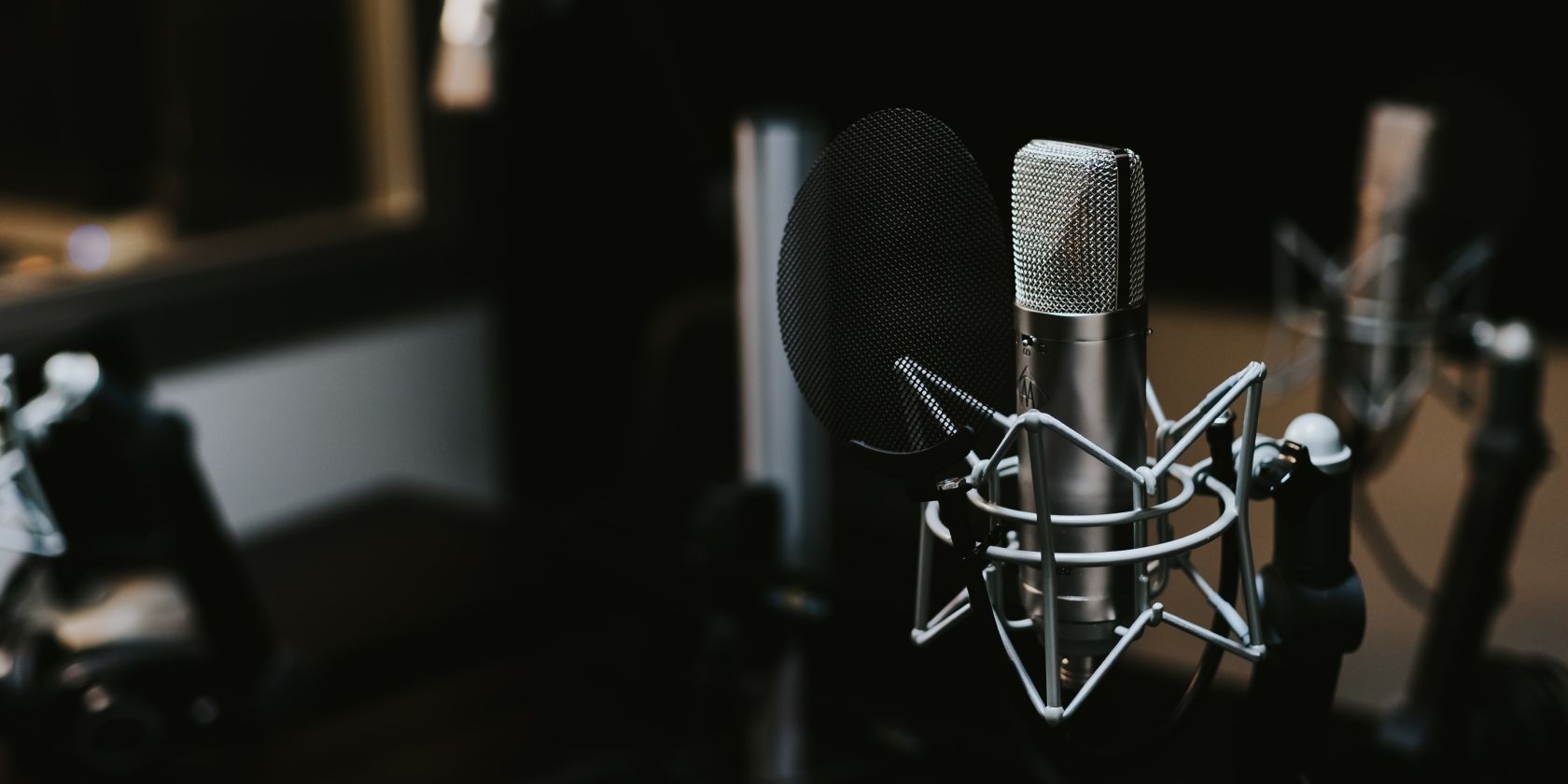 podcast recording in a studio
