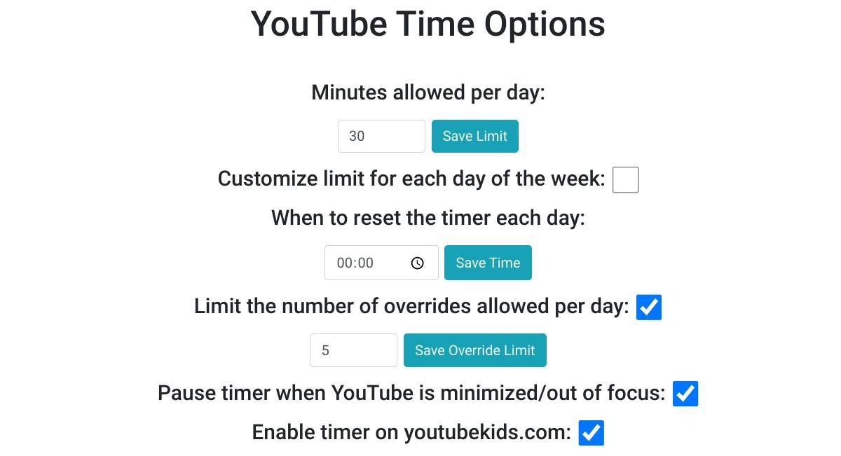 YouTube Time lets you put restrictions on how much time you can watch YouTube