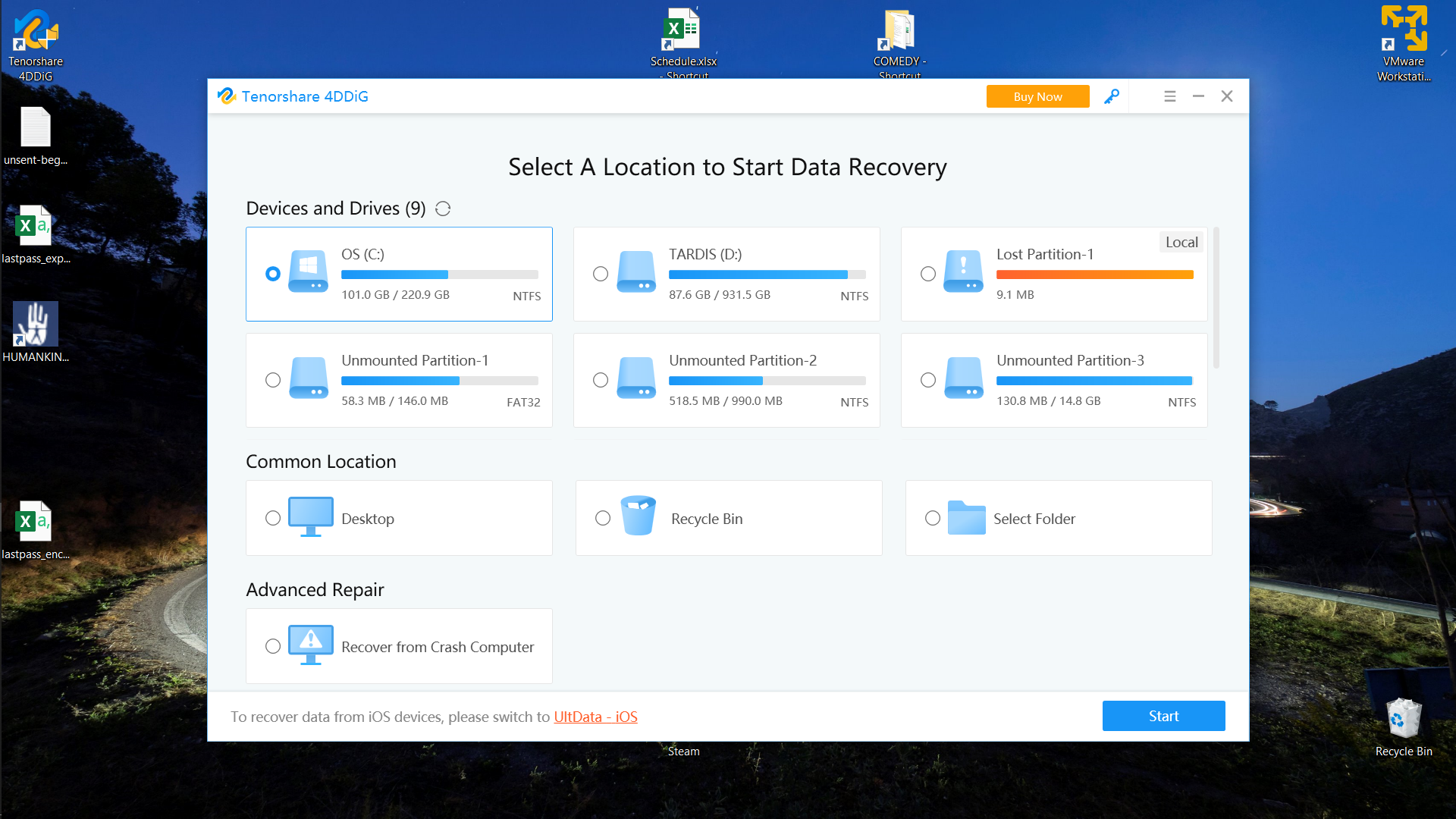select drive - Come recuperare i dati da un disco rigido esterno