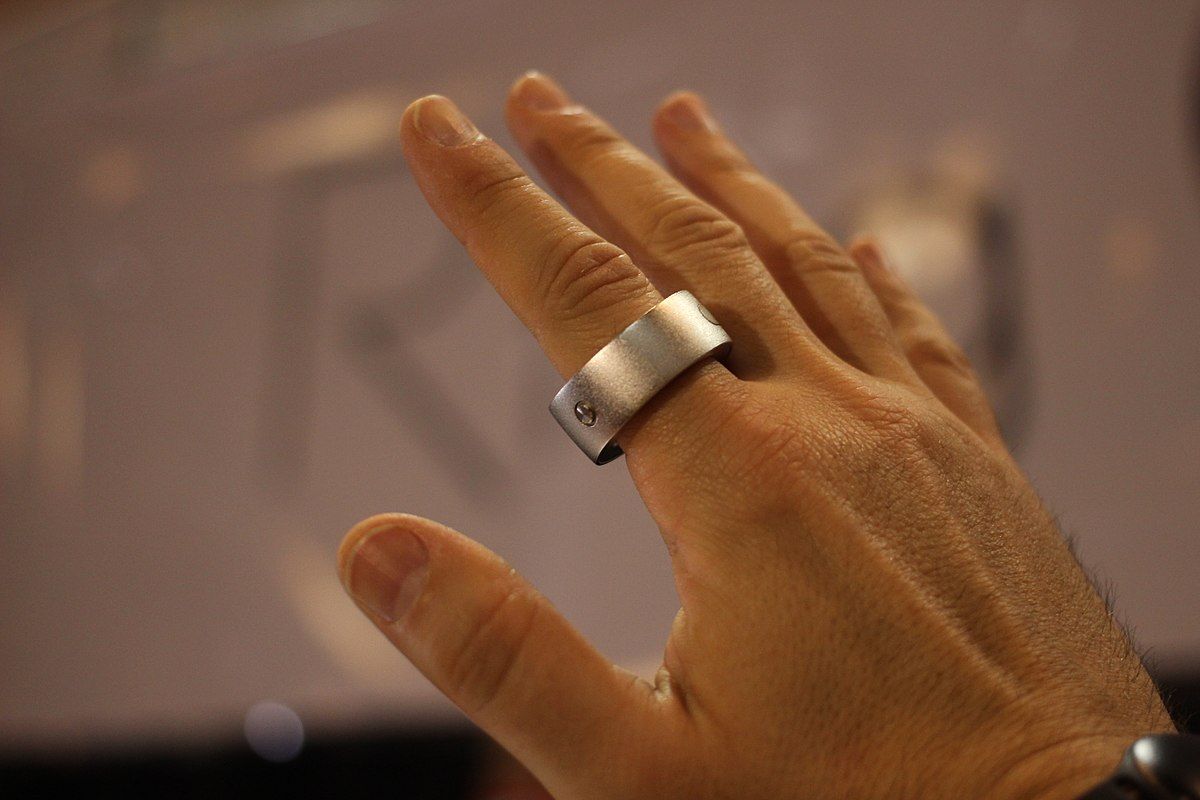 smart ring on hand