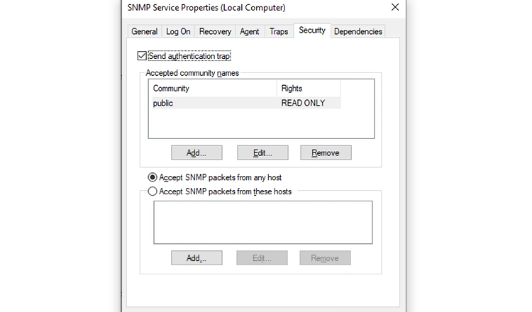 snmp security