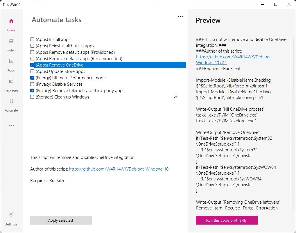 thisiswin11 automate scripts and tasks in windows 11