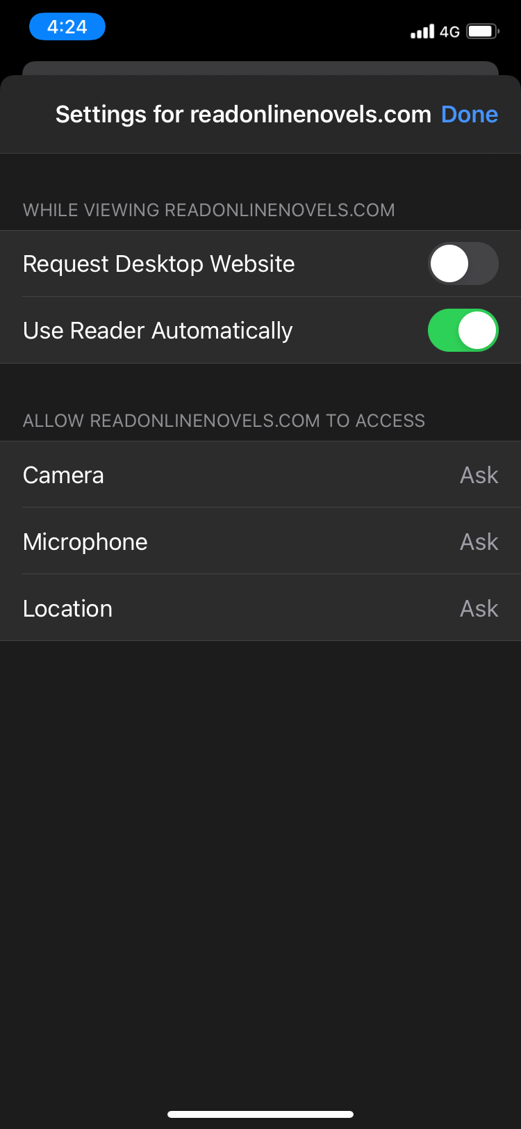 use reader view automatically