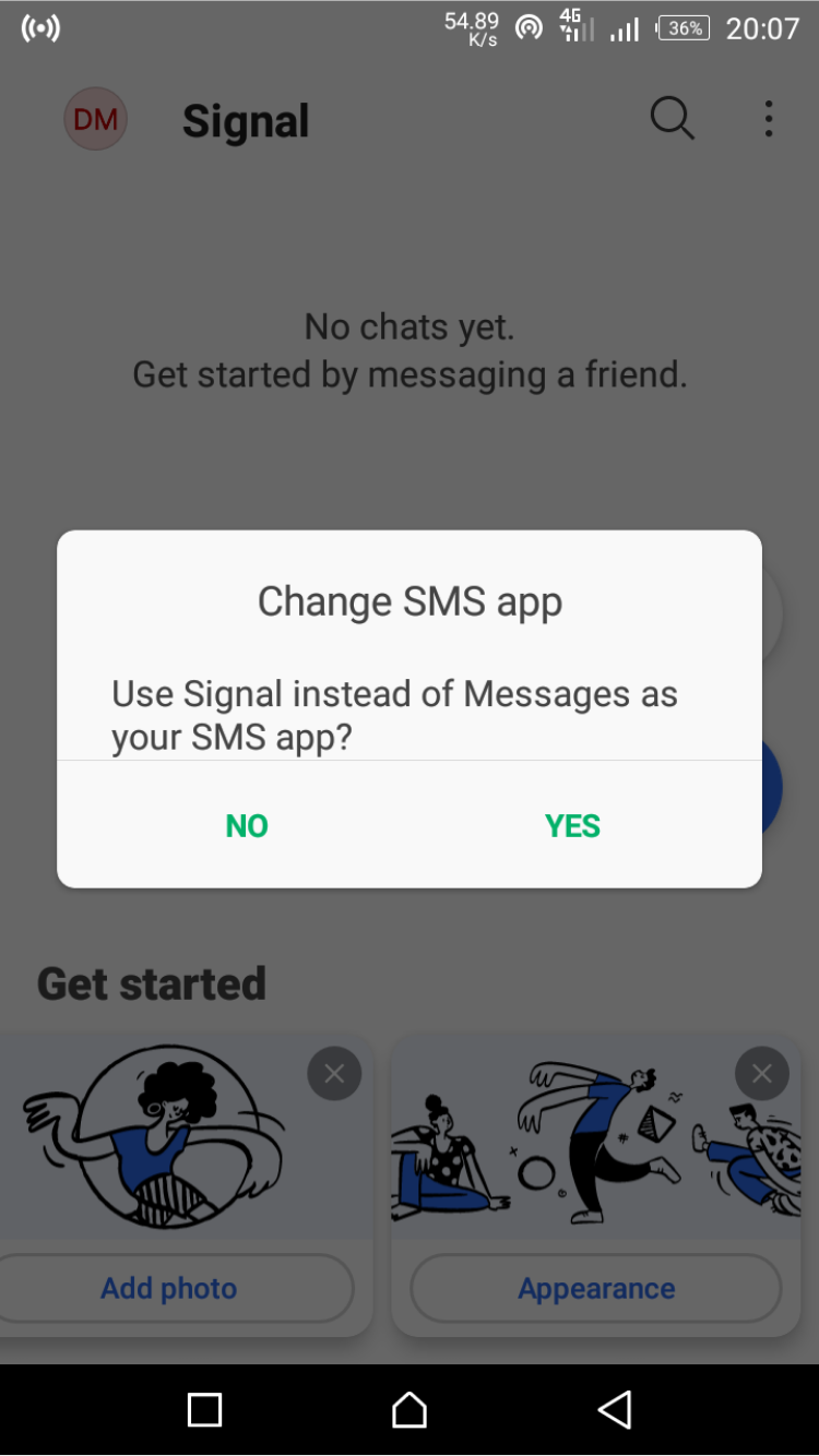 Switching to Signal Private Messenger