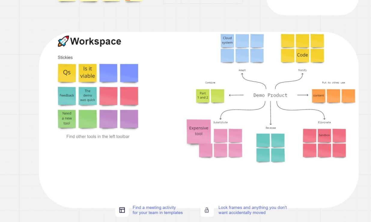 workshop-ideas on Miro