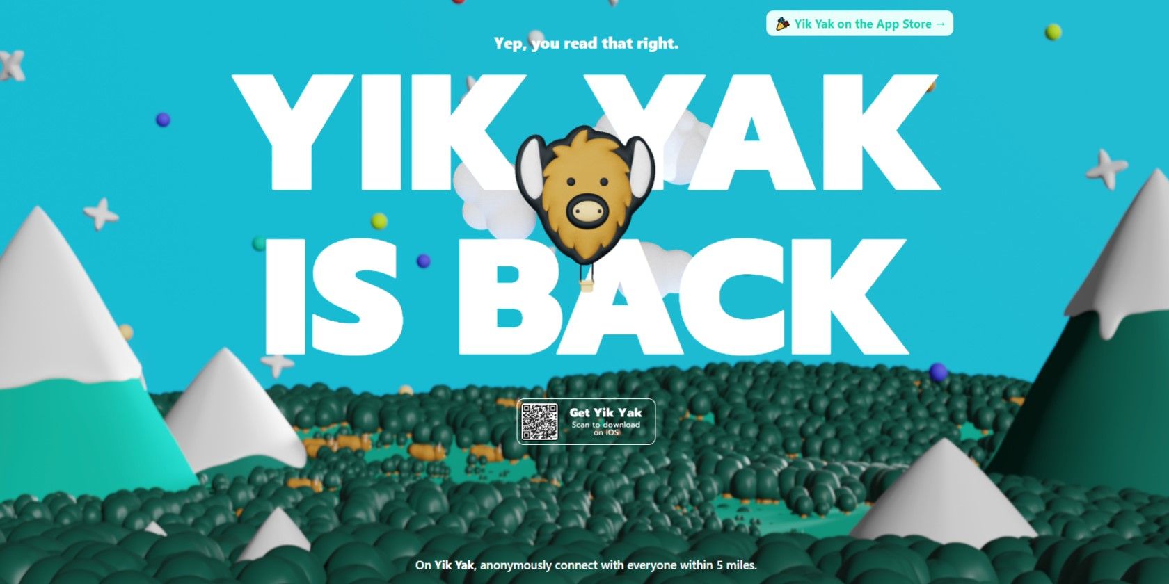 Yik Yak returns