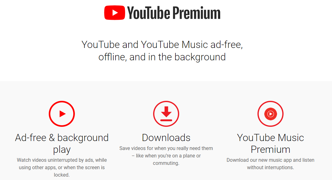 youtube premium perks