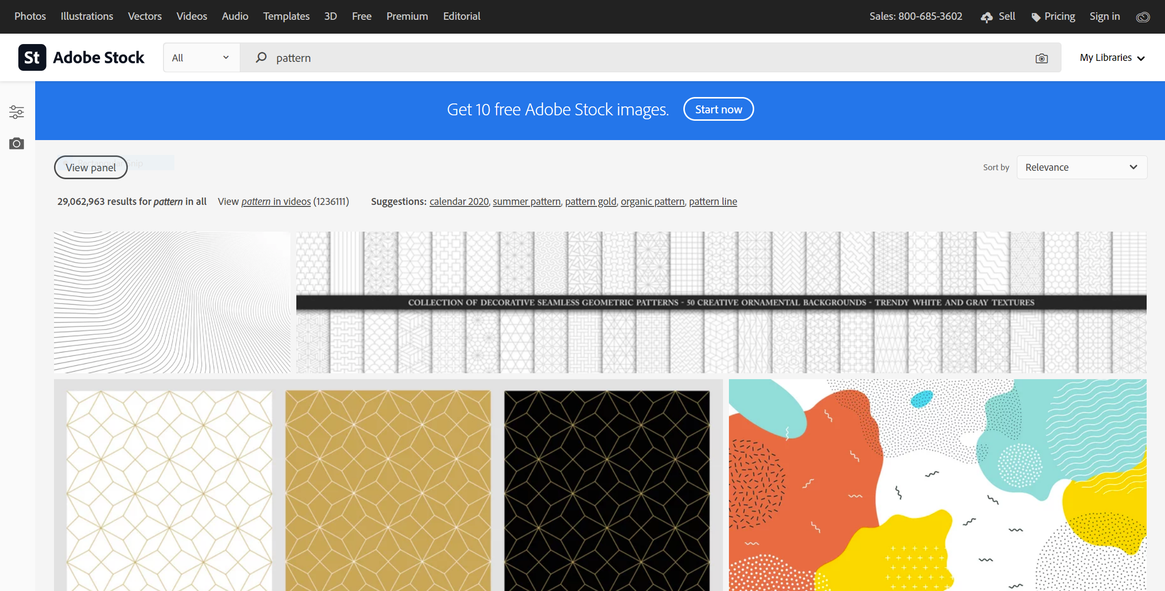 Adobe Stock is home to millions of stock patterns for your projects.