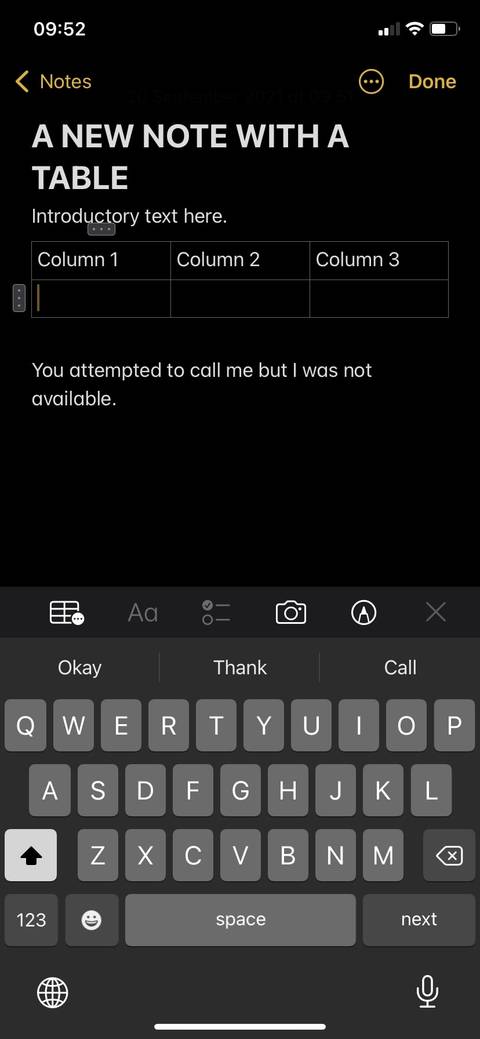 نوت اپل: نحوه ساخت و قالببندی جدول 8 01 create a row apple notes.jpg?q=50&fit=crop&w=480&dpr=1