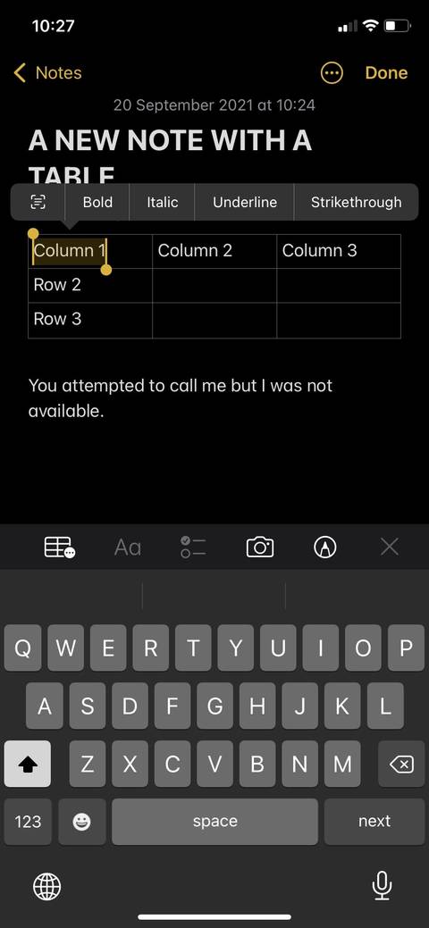 نوت اپل: نحوه ساخت و قالببندی جدول 13 01 format text in tables apple notes.jpg?q=50&fit=crop&w=480&dpr=1