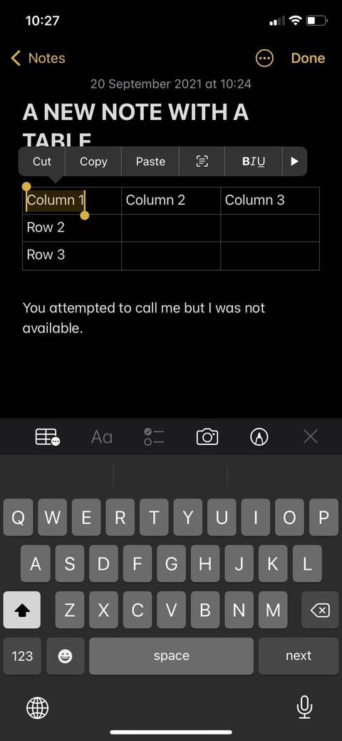 نوت اپل: نحوه ساخت و قالببندی جدول 14 02 format text in tables apple notes.jpg?q=50&fit=crop&w=480&dpr=1