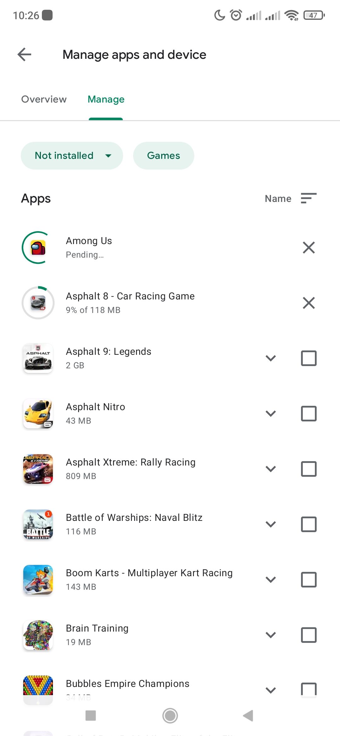 Downloading old apps to an Android devices from Google Play Store