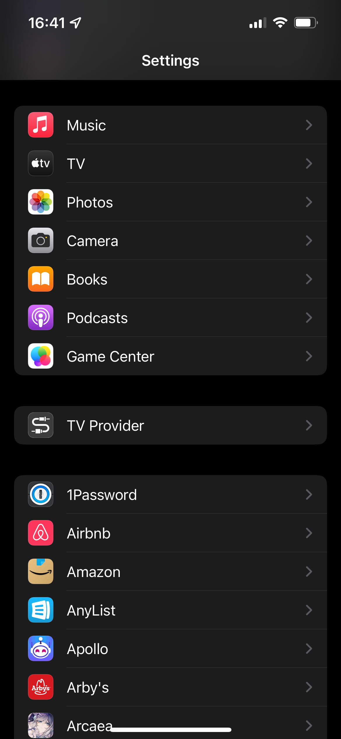 iPhone Podcasts Settings