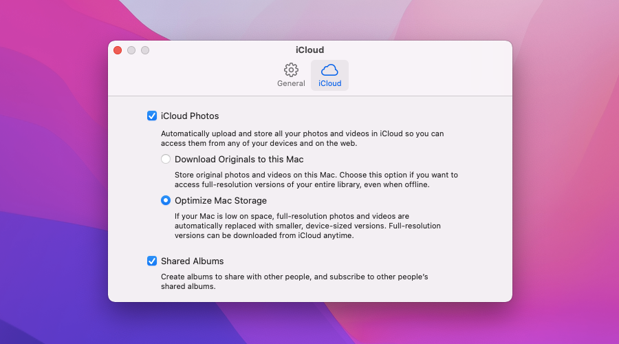 Macos фото icloud