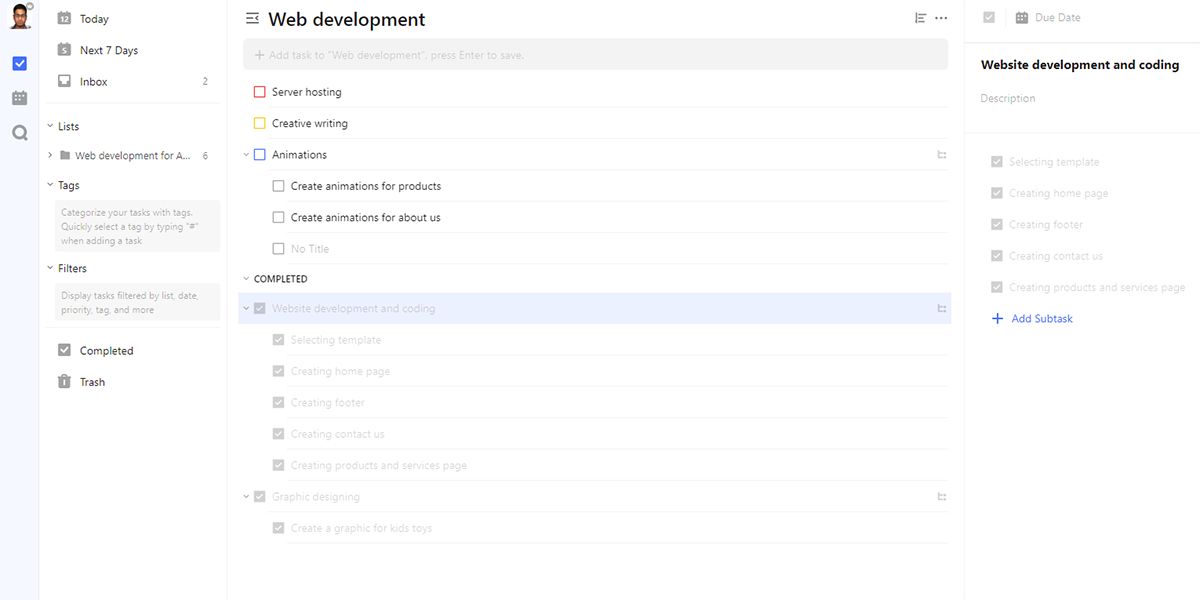 So organisieren Sie Ihre To-Do-Listen mit Aktionselementen - Action Items TickTick