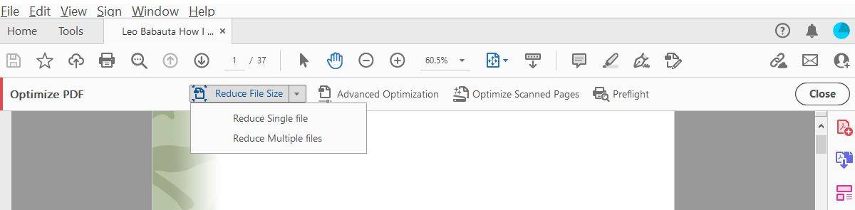 How To Compress A Pdf And Reduce Its File Size Manually