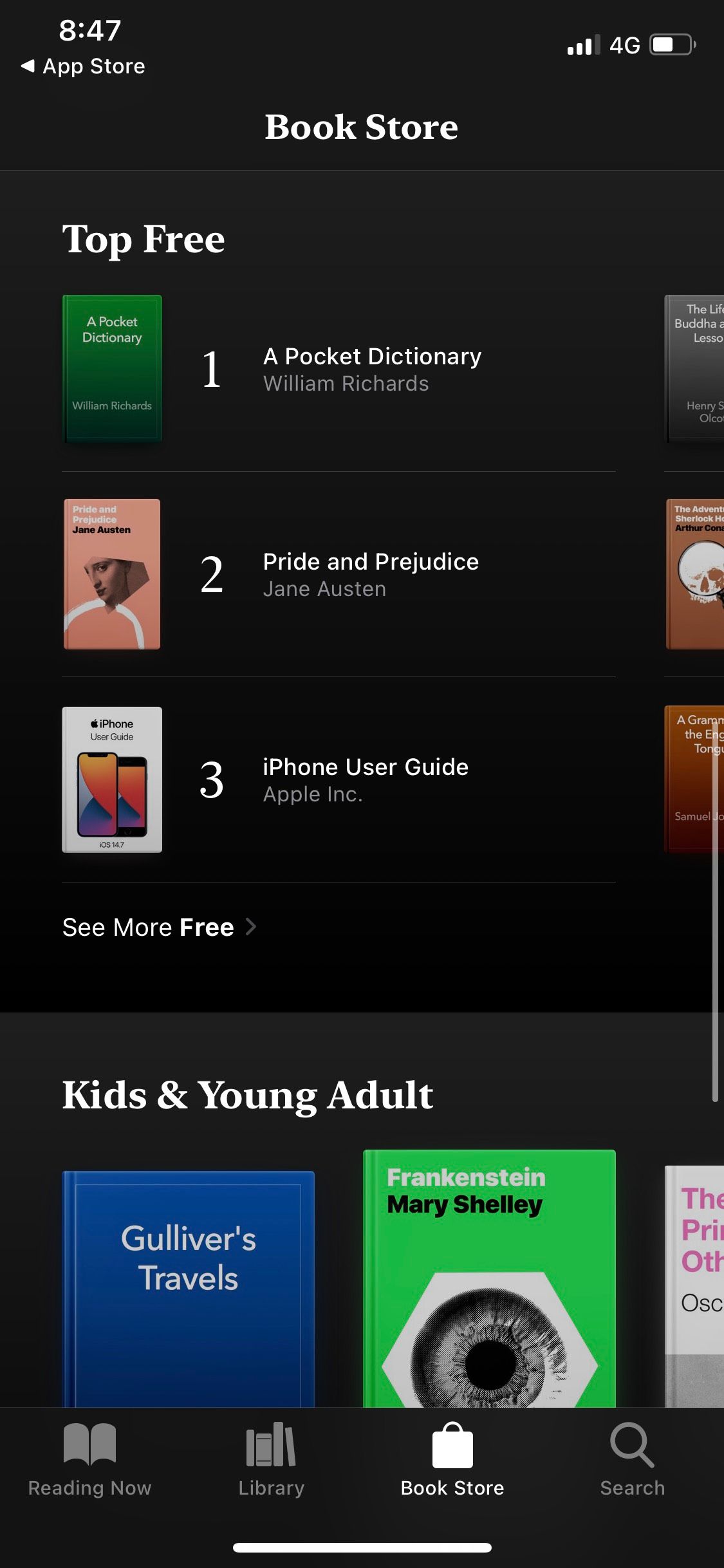 Apple Books audiobooks collection
